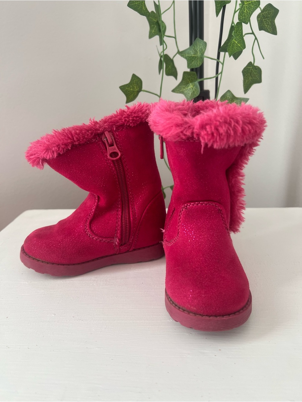 Cat & Jack "Katrina" Fleece Fashion Glitter Winter Boots